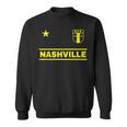 Nashville Tennessee - 615 Star Designer Badge Edition Sweatshirt