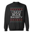 Naughty Holiday Ugly Christmas Sweater Sweatshirt