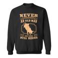 Never Underestimate An Old Man Bull Riding Rodeo Sport Old Man Funny Gifts Sweatshirt