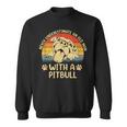 Never Underestimate An Old Man With A Pitbull Pitties Dogs Sweatshirt