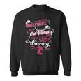 Never Underestimate An Old Woman Who Can Line Dance Lover Sweatshirt