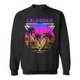 Palm Trees Retro Cali Long Beach Vintage Tropical California Sweatshirt