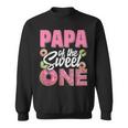 Papa Of The Sweet One Birthday 1St B-Day Donut One Party Sweatshirt