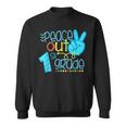 Peace Out 1St Grade Funny End Of School Year Sweatshirt