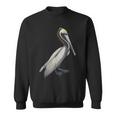 Pelican Vintage Bird Graphic Brown Pelican Sweatshirt