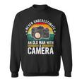 Photographer Never Underestimate An Old Man With A Camera Sweatshirt