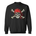 Pirate Costume Skull And Crossbones Jolly Roger Pirate Sweatshirt