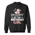 Poppy Of The Birthday Girl Cows Farm Cow Poppy Sweatshirt