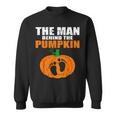 Pregnant Halloween Costume For Dad Expecting Lil Pumpkin Sweatshirt