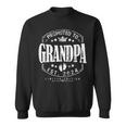 Promoted To Grandpa 2024 Grandparents Baby Announcement Men Sweatshirt