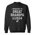 Promoted To Great Grandpa 2024 Soon To Be Great Grandpa Sweatshirt