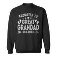 Promoted To Great Grandad Est2023 Vintage New Dad Funny Gifts For Dad Sweatshirt Promoted To Great Grandad Est2023 Vintage New Dad Funny Gifts For Dad Sweatshirt