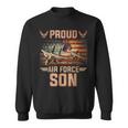 Proud Air Force Son Veteran Pride Sweatshirt