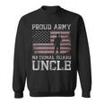Proud Army National Guard Uncle Us Military Gift Gift For Mens Sweatshirt