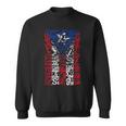 Pueblos En La Bandera De Puerto Rico Cities Of Puerto Rico Sweatshirt