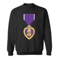 Purple Heart Us Military Purple Heart Veteran Sweatshirt