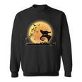 Ragdoll Cat Scary And Moon Funny Kitty Halloween Costume Sweatshirt
