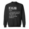 Reagan First Name Definition Personalized Gift Idea Sweatshirt