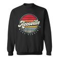 Retro Accoville Home State Cool 70S Style Sunset Sweatshirt