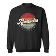 Retro Alamucha Home State Cool 70S Style Sunset Sweatshirt