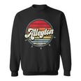 Retro Alleyton Home State Cool 70S Style Sunset Sweatshirt Retro Alleyton Home State Cool 70S Style Sunset Sweatshirt