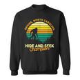 Retro Angier North Carolina Big Foot Souvenir Sweatshirt