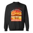 Retro Camp Counselor Crystal Lake With Blood Stains Counselor Sweatshirt