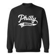Retro Philadelphia Baseball Vintage Philly Swoosh Funny Baseball Funny Gifts Sweatshirt