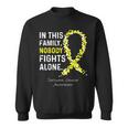 Sarcoma Cancer Awareness In This Family Nobody Fights Alone Sweatshirt