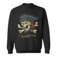 Scallywag Pirate Skull And Crossbones Jolly Roger Jolly Roger Sweatshirt