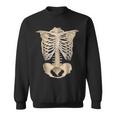 Scary Halloween Anatomy Rib Cage Human SkeletonScary Halloween Sweatshirt