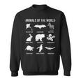 Simmple Vintage Humor Funny Rare Animals Of The Worlds Animals Funny Gifts Sweatshirt