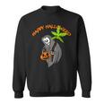 Smoking Weed Clothes Happy Hallowed Quote For 420 Supporter Sweatshirt