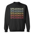 Spearman Texas Spearman Tx Retro Vintage Text Sweatshirt