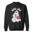 Spooky Season Cute Ghost Halloween Costume Boo-Jee Boujee Sweatshirt