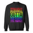 Straight Outta The Closet Lgbt Pride Gift Sweatshirt