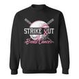 Strike Out Breast Cancer Baseball Breast Cancer Awareness Sweatshirt