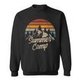 Summer Camp Family Vacation Summer Break Sunset Vintage Sweatshirt