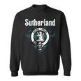 Sutherland Clan Scottish Name Coat Of Arms Tartan Sweatshirt