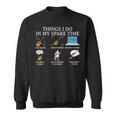 Things I Do In My Spare Time Guitar Guitar Funny Gifts Sweatshirt