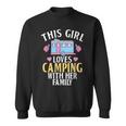 This Girl Loves Camping With Family Travel Nature Rv Camping Sweatshirt