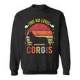 This Kid Loves Corgis Boys And Girls Corgi Gift Sweatshirt
