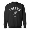 Toledo Ohio Oh Vintage Running Sports Design Sweatshirt