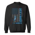 Type 1 Diabetes Awareness T1d Dad Of Warrior Type 1 Diabetic Sweatshirt