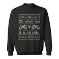 Ugly Christmas Sweater Quad 4 Wheeler Atv Sweatshirt