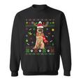 Ugly Sweater Christmas German Shepherd Dog Puppy Xmas Pajama Sweatshirt