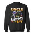 Uncle Of The Birthday Boy Space Astronaut Birthday Family Sweatshirt