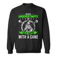 Never Underestimate An Old Man With A Cane Wizard Sweatshirt