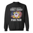 United States Flag American Coast Guard Paw Paw Veteran Veteran Funny Gifts Sweatshirt