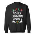 Usher Name Gift Christmas Crew Usher Sweatshirt